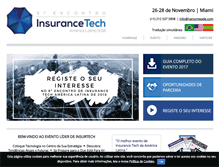 Tablet Screenshot of insurancetechbrpt.com